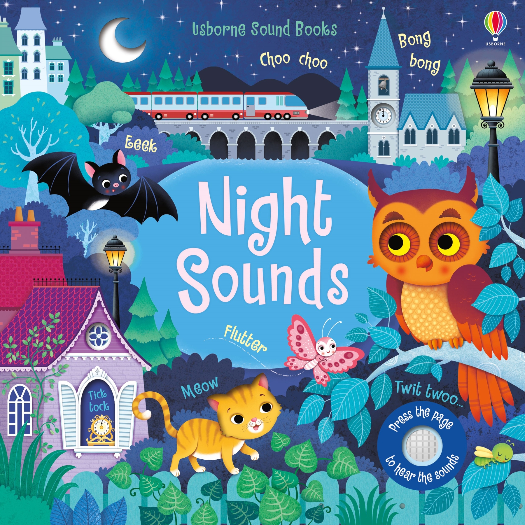 Front cover of Night Sounds by Sam Taplin, illustrated by Federica Iossa