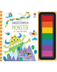 Fingerstempeln: Bunte Weihnachtswerkstatt - Usborne Verlag main image 0