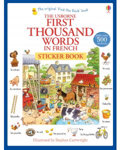 First Thousand Words Sticker Book - Series - Books | Usborne | Be