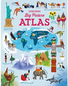 Usborne Big Picture ATLAS 洋書 絵本 Big Picture Atlas | Usborne | Be Curious