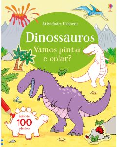  Livro de colorir para crianças dinossauros perigosos