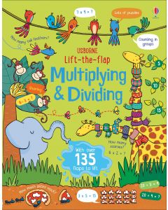 Lift-the-Flap Multiplying and Dividing | Usborne | Be Curious