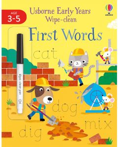 Early Years Wipe-Clean First Words | Usborne | Be Curious