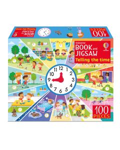 英語絵本 Usborne Telling the time (Big size) Telling the Time 時計付き絵本 英語版 - メルカリ