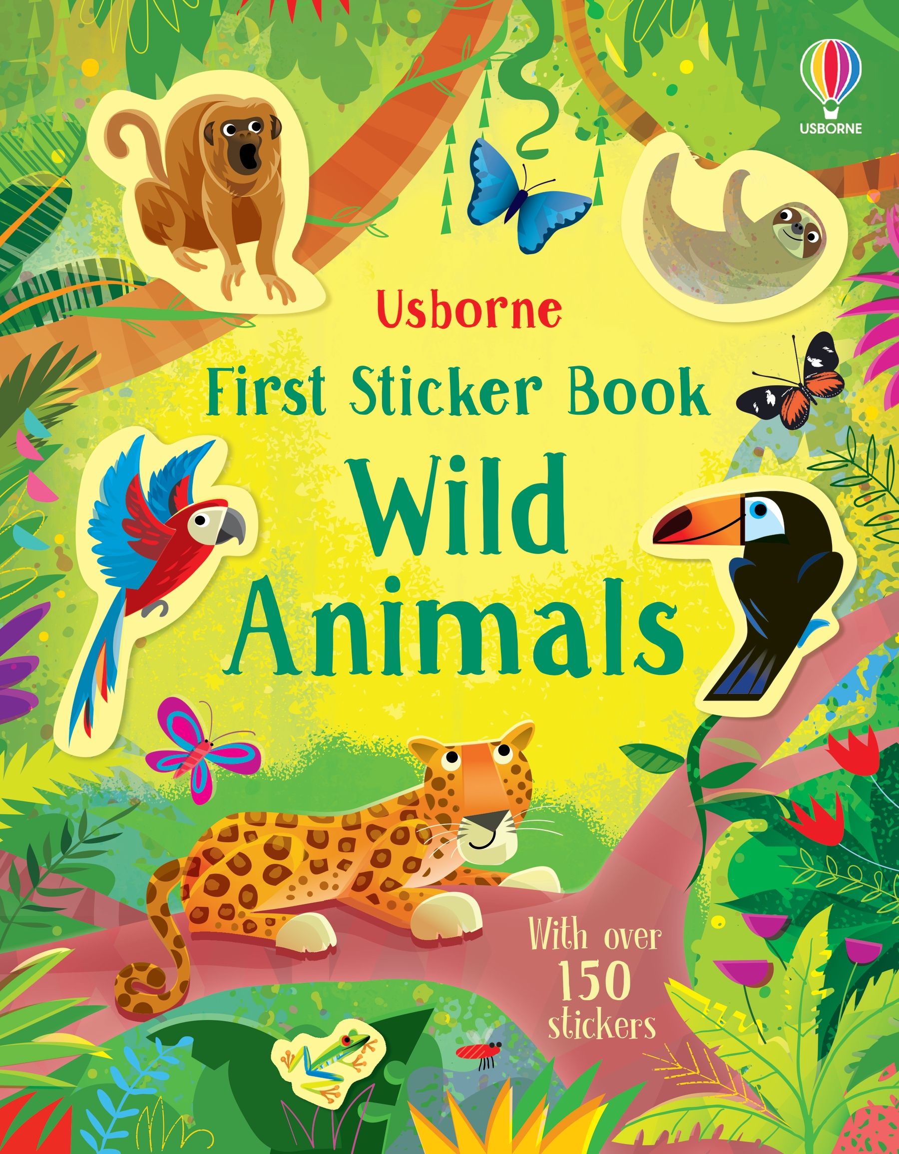 First Sticker Book Wild Animals book cover
