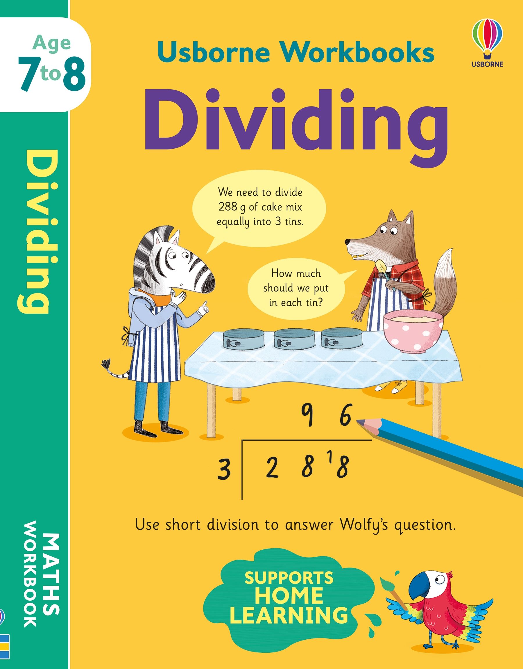 Usborne Workbooks Dividing 7-8 | Usborne | Be Curious