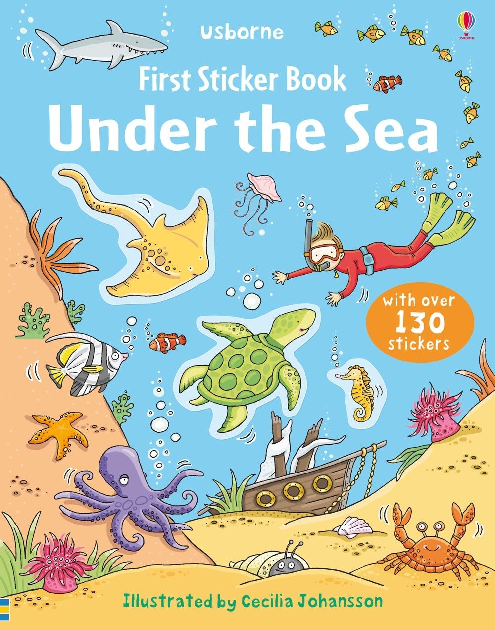First Sticker Book Under the Sea | Usborne | Be Curious