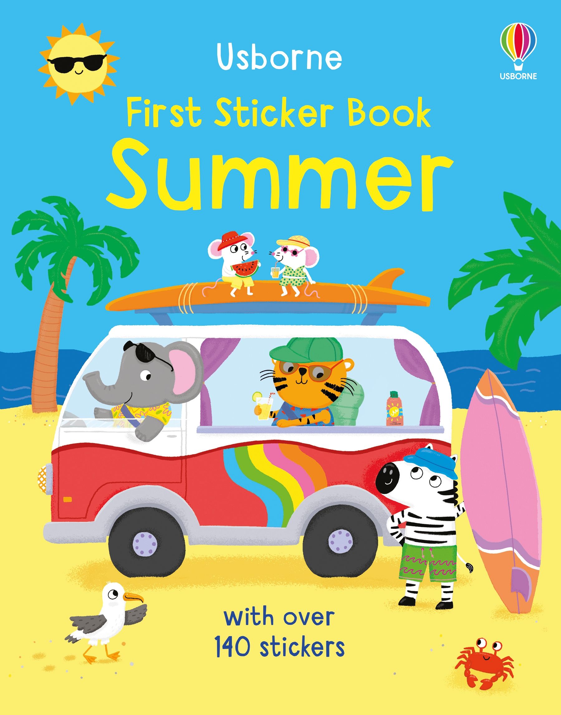 First Sticker Book Summer | Usborne | Be Curious