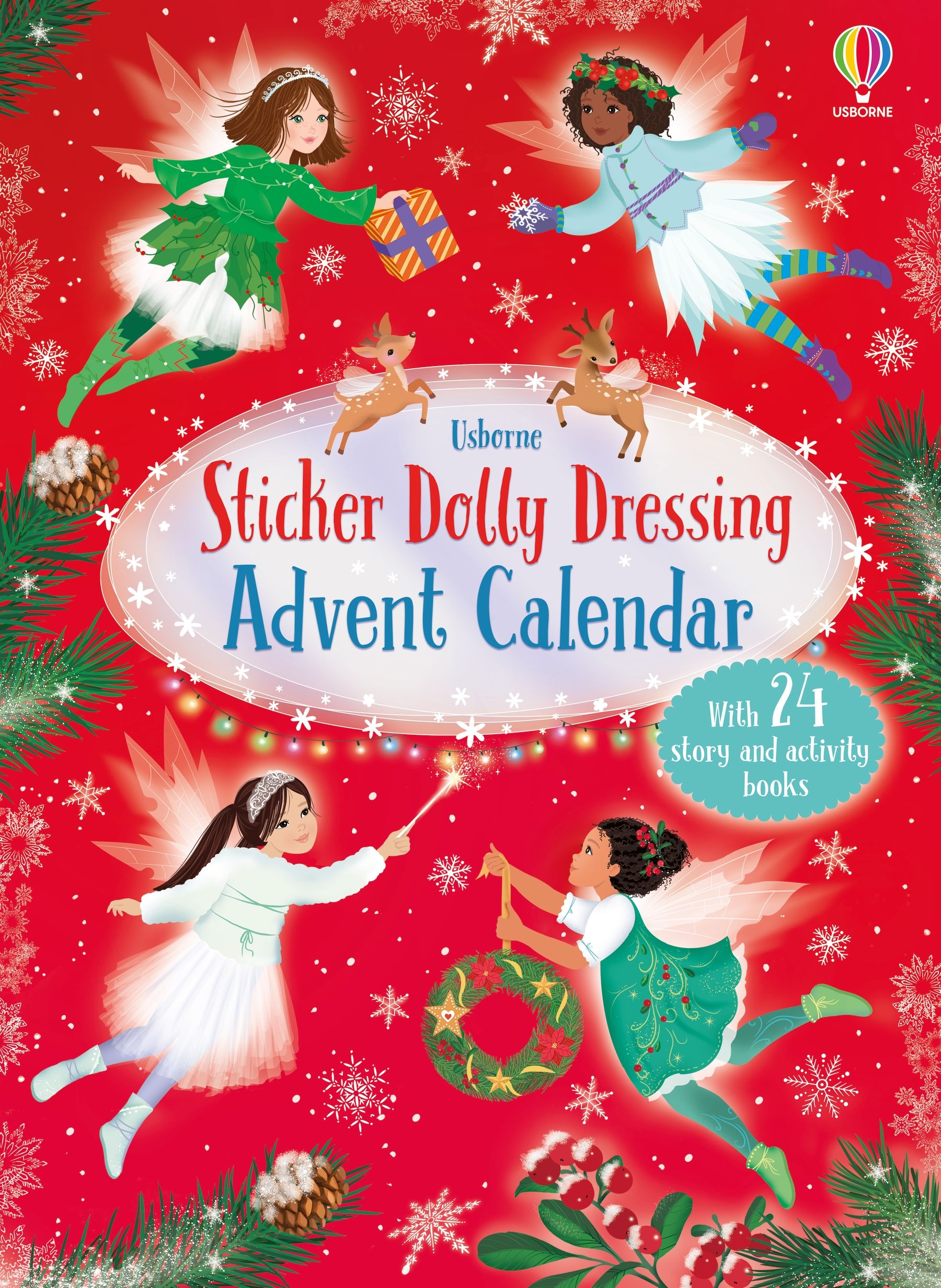 usborne sticker dolly dressing christmas Advent Calendar | On Vacation