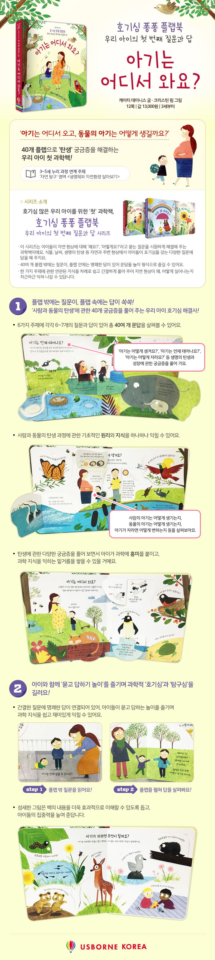 호기심 퐁퐁 플랩북 우리 아이의 첫번째 질문과 답 아기는 어디서 와요?