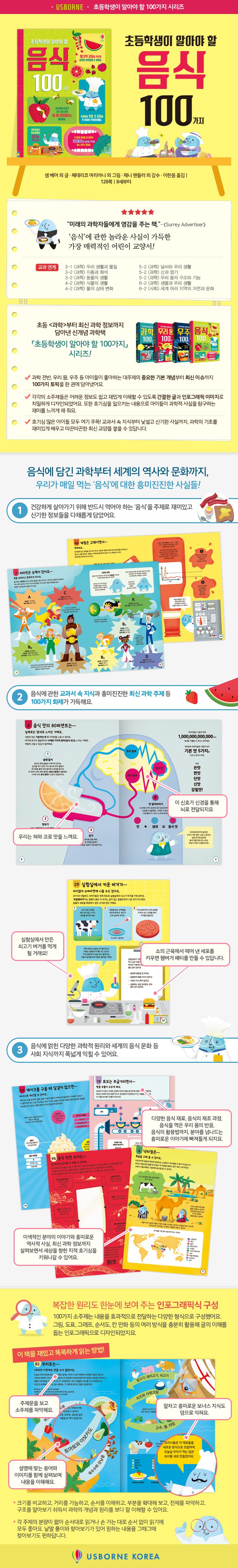 초등학생이 알아야 할 음식 100가지