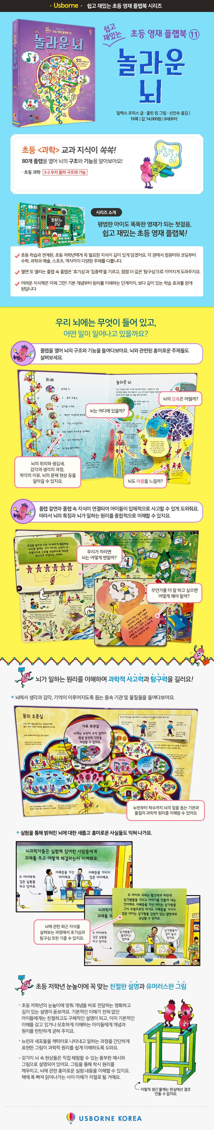 쉽고 재밌는 초등 영재 플랩북 ⑪ 놀라운 뇌