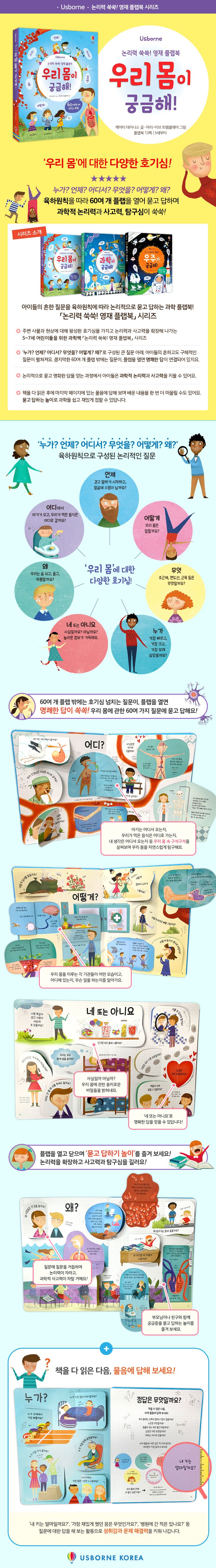 논리력 쑥쑥! 영재 플랩북 우리 몸이 궁금해!