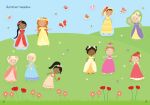 1000 Princess Stickers spread