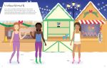 Mein Anziehpuppen-Stickerbuch: Winterwunderland innenansicht