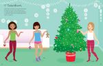 Mein Anziehpuppen-Stickerbuch: Winterwunderland innenansicht