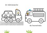 Kleine Kreativ-Werkstatt - Ganz einfach ausmalen: Lastwagen innenansicht