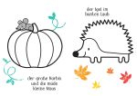 Kleine Kreativ-Werkstatt - Ganz einfach ausmalen: Herbst innenansicht