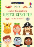 Usborne Minis - Sticker-Kreativbuch: Lustige Gesichter buchcover