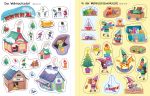 Mein erstes Stickerbuch: Besuch in der Weihnachtswerkstatt innenansicht