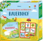Mein buntes Memo und Bilderlotto: Bauernhof buchcover