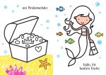 Kleine Kreativ-Werkstatt – Mein Ganz-einfach-Ausmalen-Koffer: Feen, Meerjungfrauen, Einhörner innenansicht