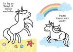 Kleine Kreativ-Werkstatt – Mein Ganz-einfach-Ausmalen-Koffer: Feen, Meerjungfrauen, Einhörner innenansicht