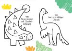 Kleine Kreativ-Werkstatt – Mein Ganz-einfach-Ausmalen-Koffer: Dinos, Lastwagen, Superkids innenansicht
