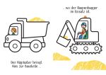 Kleine Kreativ-Werkstatt – Mein Ganz-einfach-Ausmalen-Koffer: Dinos, Lastwagen, Superkids innenansicht