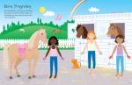 Meine glitzernden Anziehpuppen-Stickerbücher mini: Im Ballett, Feen, Freundinnen und Prinzessinnen innenansicht