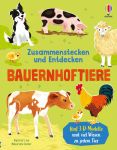 Zusammenstecken und Entdecken: Bauernhoftiere buchcover