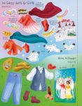 Mein Anziehpuppen-Stickerbuch: Prinzessinnen im Einhornland innenansicht