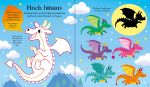 Mein buntes Glanzfolien-Buch: Schimmernde Drachen innenansicht