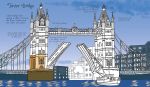 London Colouring Book spread