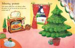 First Sticker Book Santa spread