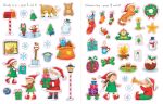 First Sticker Book Santa spread