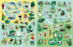 Sticker Picture Atlas of the World spread