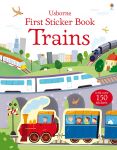 First Sticker Book Trains book cover
