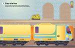 Make a Picture Sticker Book Trains, Trucks & Tractors spread