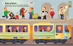 Make a Picture Sticker Book Trains, Trucks & Tractors spread
