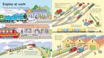 Look Inside Trains spread