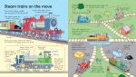 Look Inside Trains spread