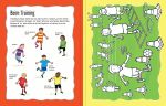 Football Colouring and Activity Book spread