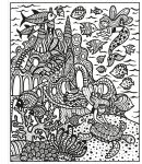 Fairy Palaces Magic Painting Book spread
