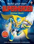 Build Your Own Superheroes Sticker Book book cover