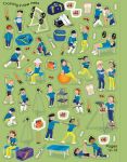 Cricket Sticker Book spread