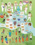 Cricket Sticker Book spread