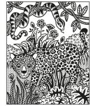 Jungle Magic Painting Book spread