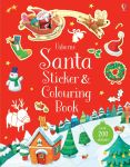 Santa Sticker and Colouring Book book cover