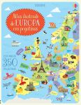 Atlas ilustrado de Europa con pegatinas cubierta